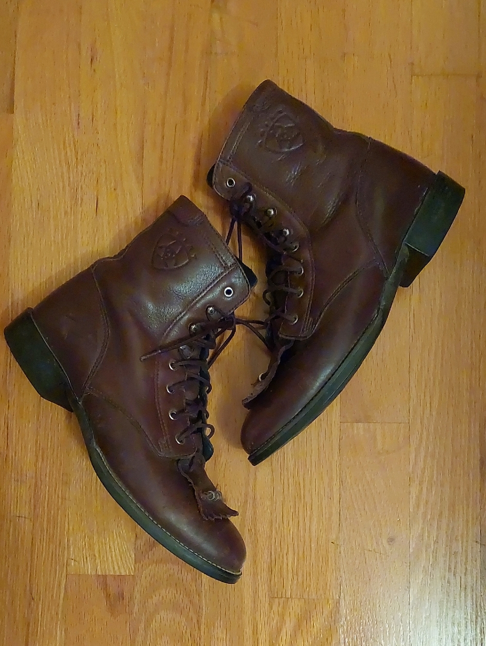 Bundle Ariat Heritage Lacer Boots & Waterproof Sperry & Hisea Rain Boots 8 - Picture 3 of 16